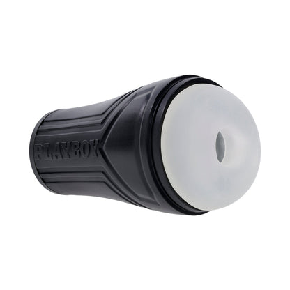 Playboy The Urge Small Stroker – Non-Vibrating, Beaded Channel, Black