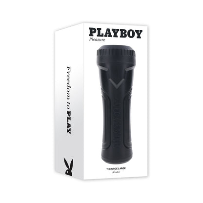 Playboy The Urge Large Stroker Non-Vibrating Beaded Channel Black