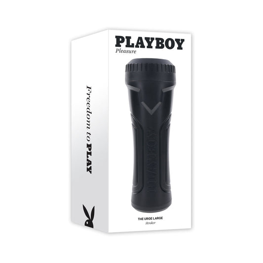 Playboy The Urge Large Stroker Non-Vibrating Beaded Channel Black