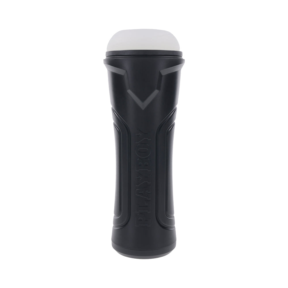 Playboy The Urge Large Stroker Non-Vibrating Beaded Channel Black