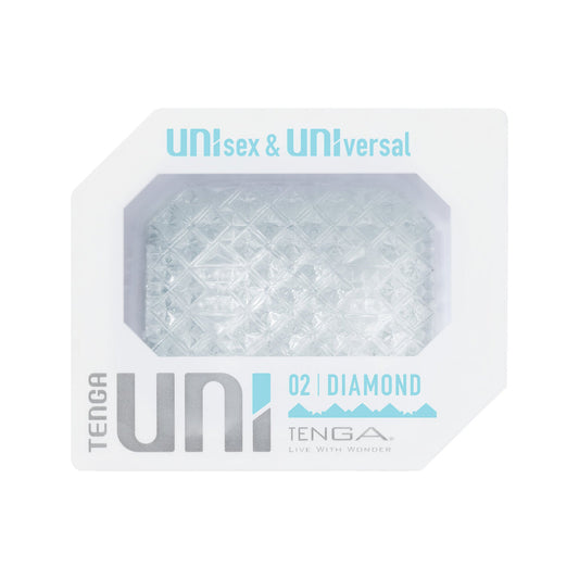 Tenga Uni Diamond Unisex Pleasure Item – Clear