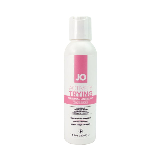 JO Actively Trying Water-Based Lubricant – 4 oz – Clear