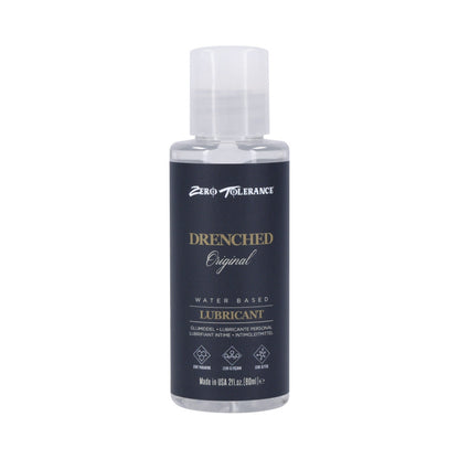 Zero Tolerance Drenched Original Water-Based Lubricant 2 oz – Clear