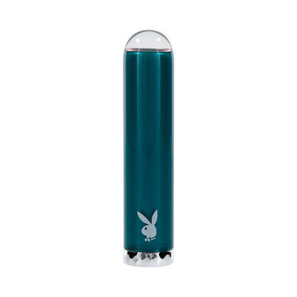 Playboy Emerald Rechargeable Vibrating Mini Vibe – Deep Teal
