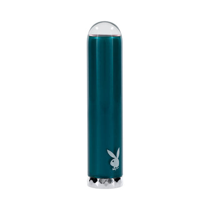 Playboy Emerald Rechargeable Vibrating Mini Vibe – Deep Teal