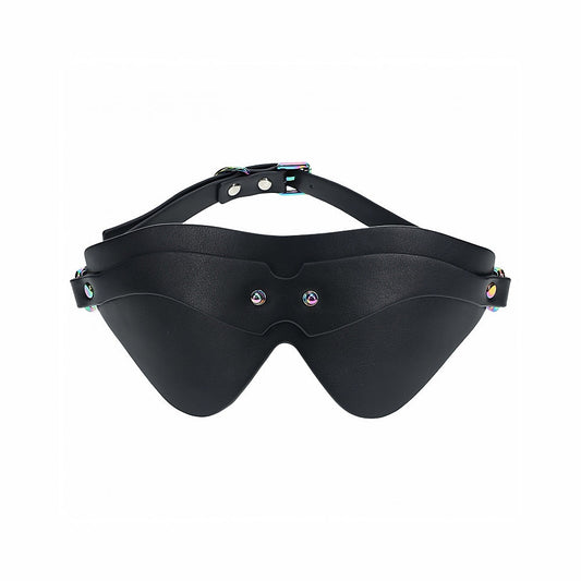 Ouch! Venice Collection Blindfold – Black – Leather
