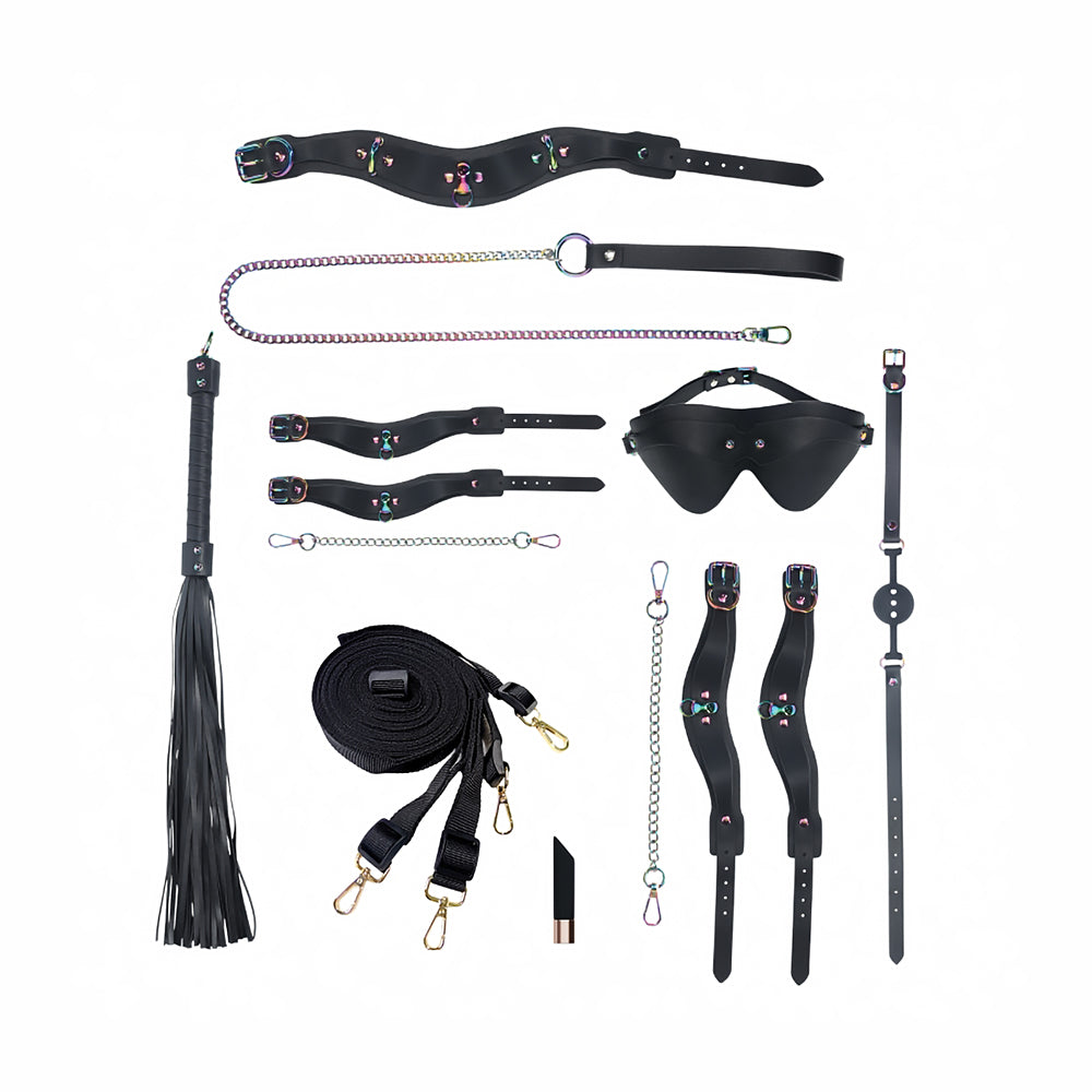Ouch! Venice Collection Bondage Kit with Bag – Black