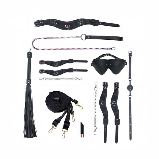 Ouch! Venice Collection Bondage Kit with Bag – Black