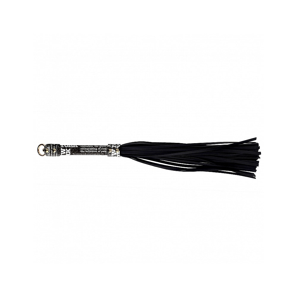 Ouch! New York Collection Flogger – Black – Leather