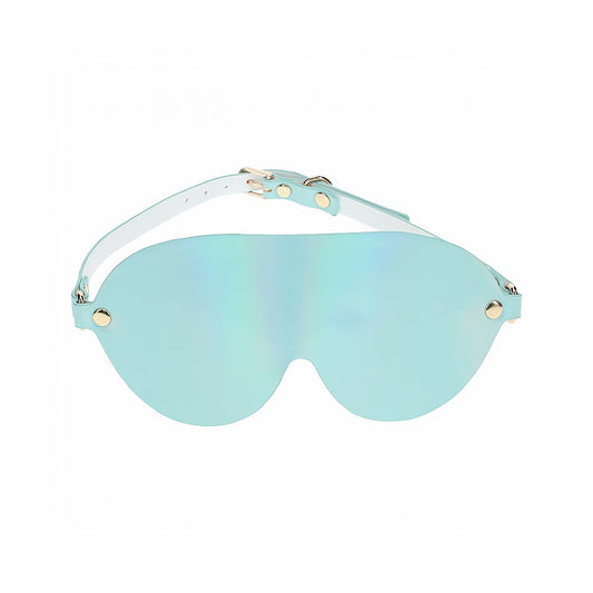 Ouch! Paris Collection Blindfold – Blue Bonded Leather