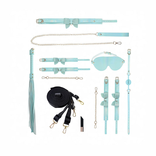 Ouch! Paris Collection Kit – Bondage Set with Handbag – Blue
