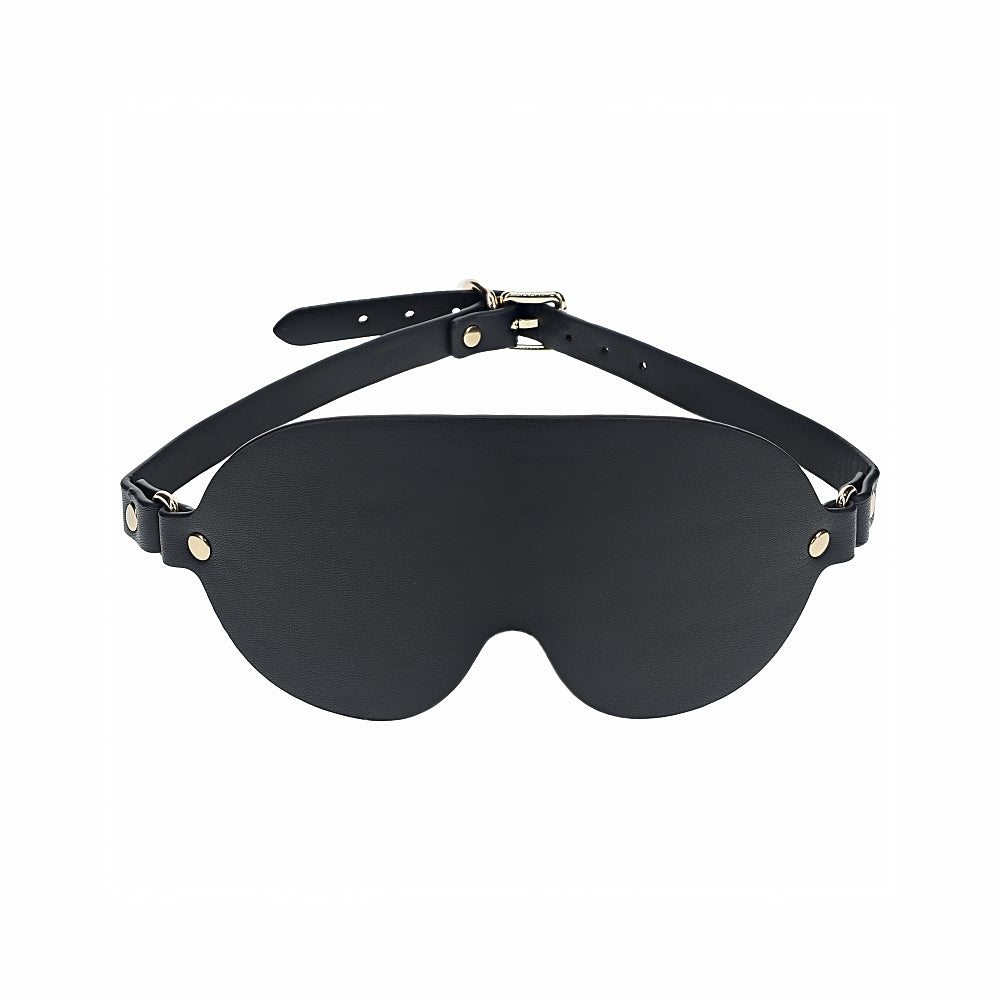 Ouch! London Collection Blindfold – Black Leather