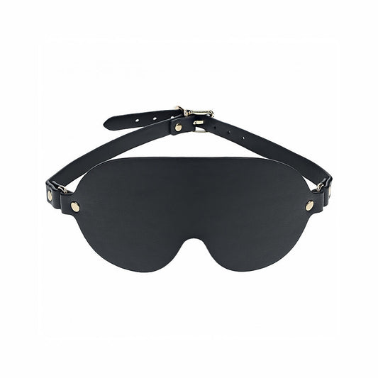 Ouch! London Collection Blindfold – Black Leather