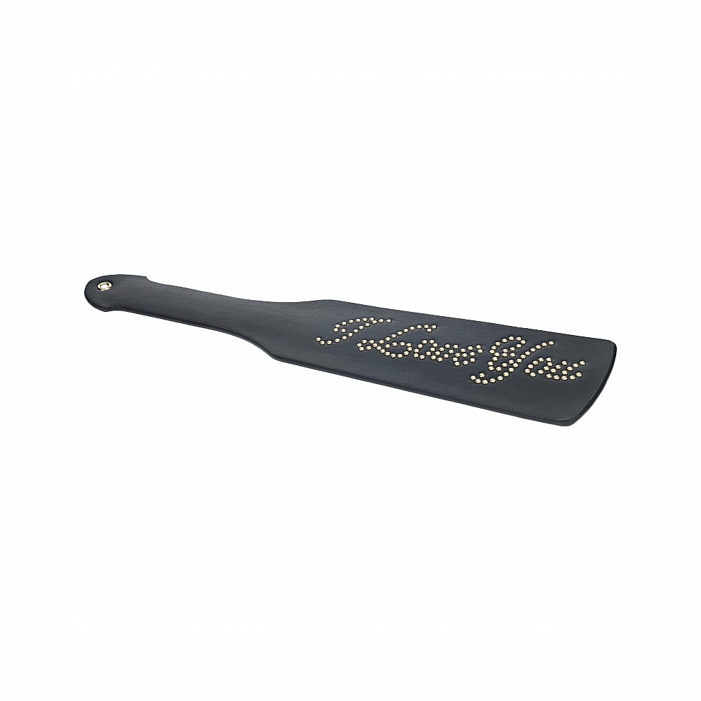 Ouch! London Collection Paddle – Black Leather BDSM Accessory