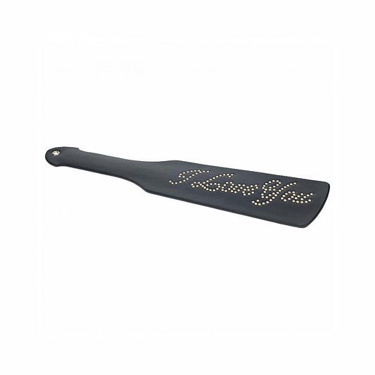 Ouch! London Collection Paddle – Black Leather BDSM Accessory