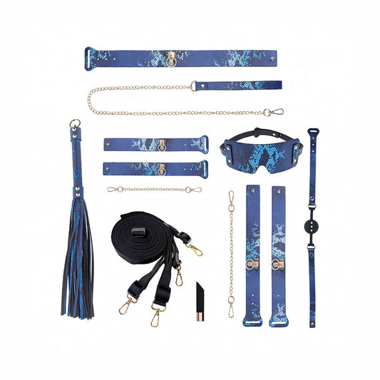 Ouch! Florence Collection Bondage Kit with Handbag – Blue