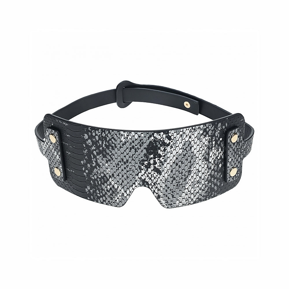 Ouch! Florence Collection Blindfold – Black, Bonded Leather