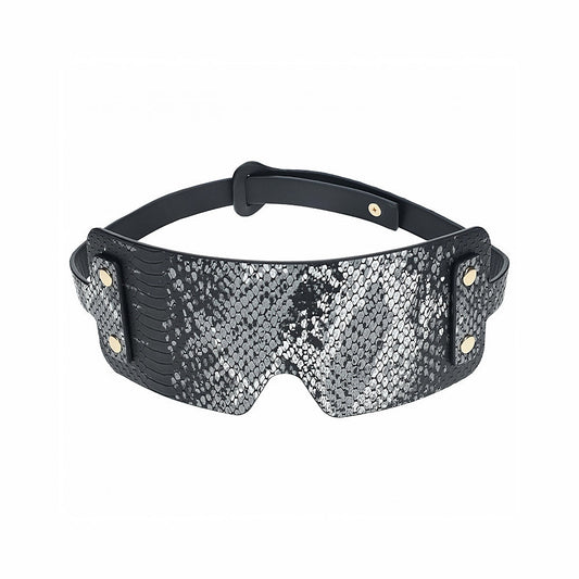Ouch! Florence Collection Blindfold – Black, Bonded Leather