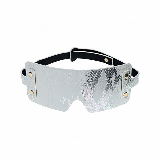 Ouch! Florence Collection Blindfold – White – Bonded Leather