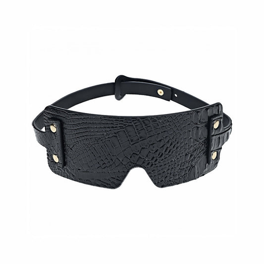 Ouch! Rome Collection Blindfold – Black Leather