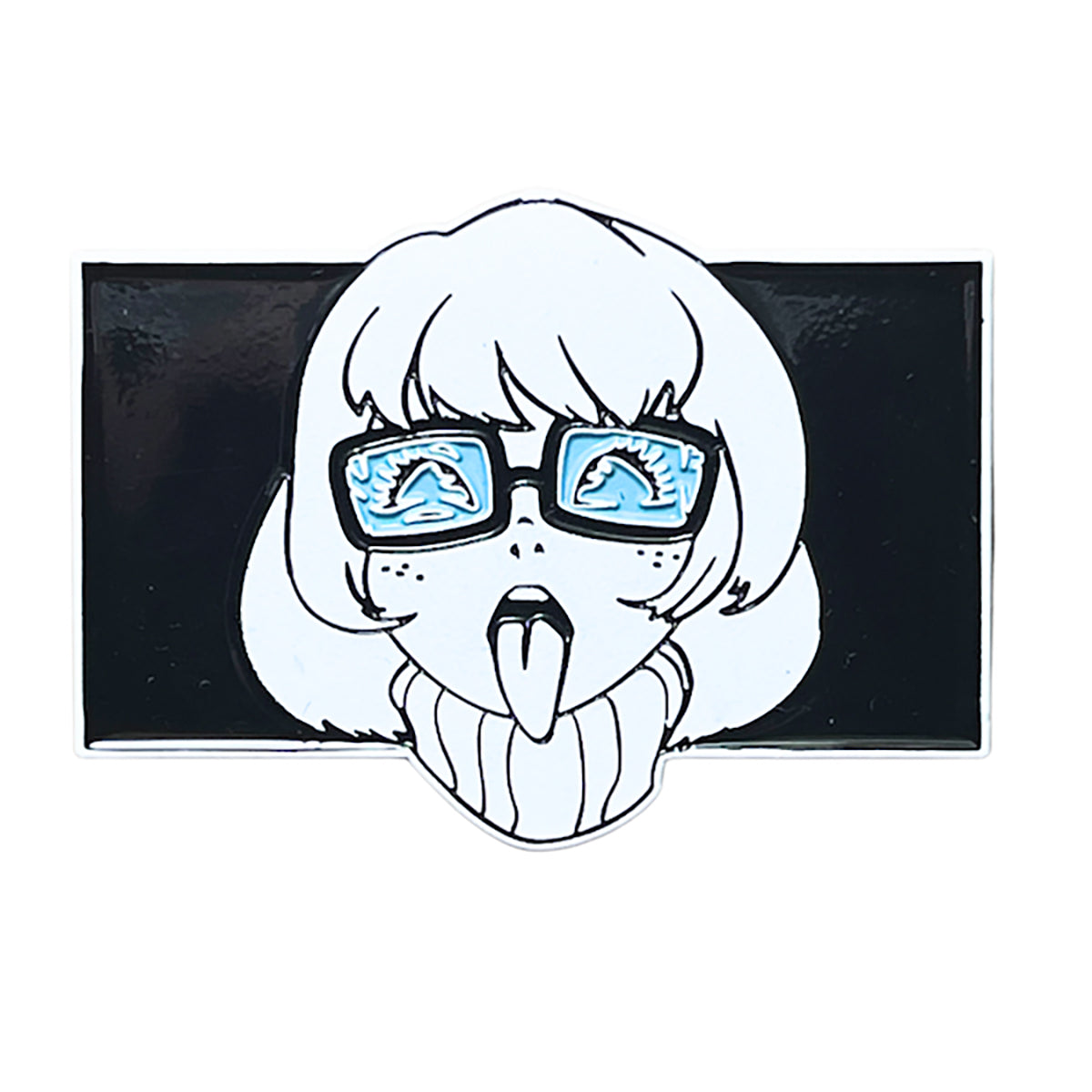 Geeky & Kinky Nerdy Girl V2 Enamel Pin - Multi-Color