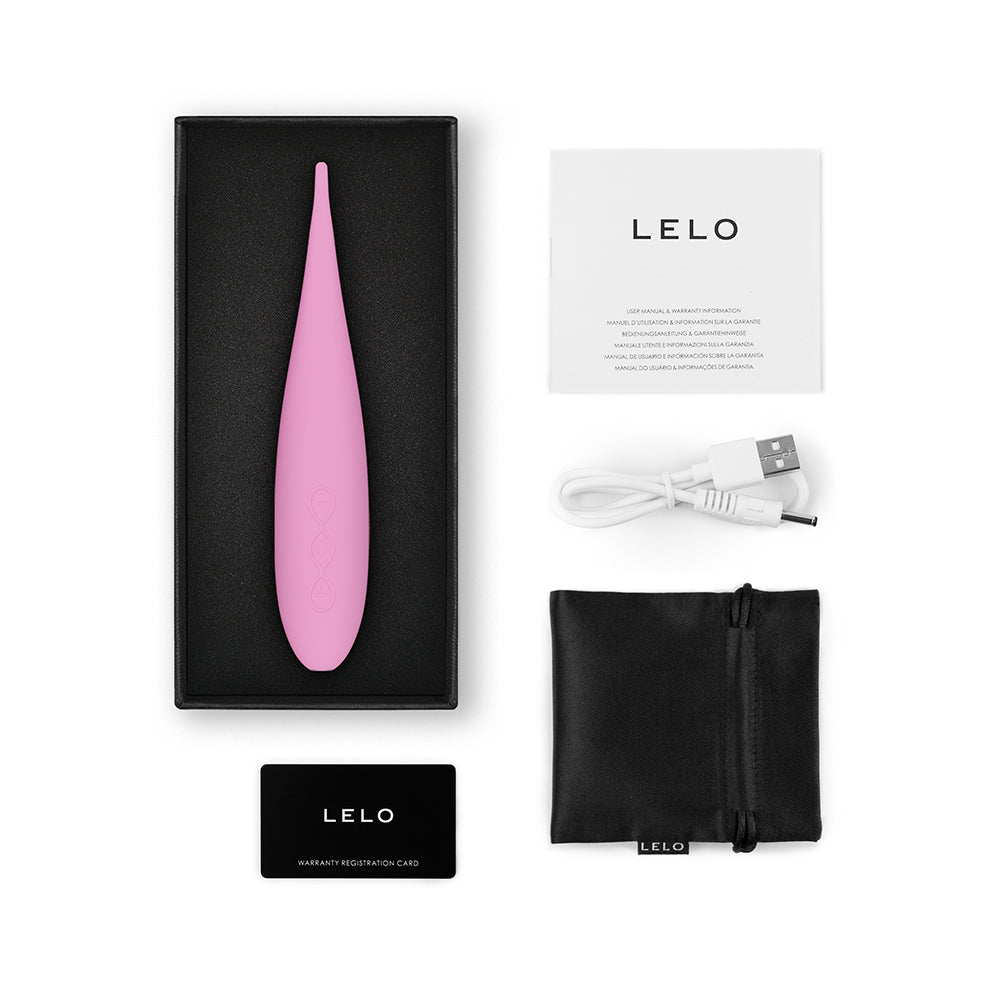 LELO DOT Travel Clitoral Pinpoint Vibrator – Hot Pink