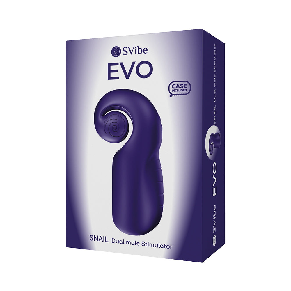 SVibe EVO Rechargeable Masturbator with Dual Motors – Navy