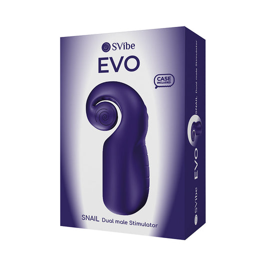 SVibe EVO Rechargeable Masturbator with Dual Motors – Navy