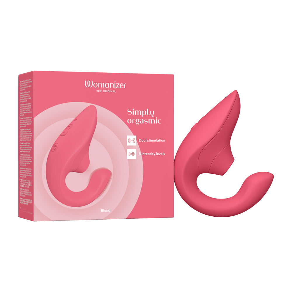 Womanizer Blend Rabbit Vibrator – Light Pink – Dual Stimulation