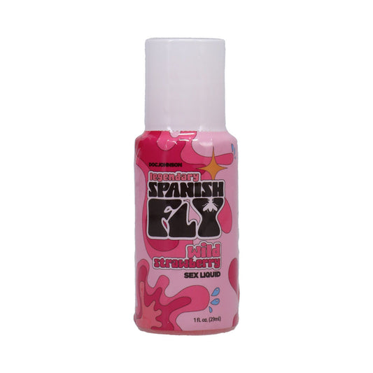 Doc Johnson Spanish Fly Sex Liquid – Wild Strawberry Flavor, 1 oz