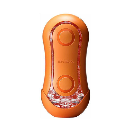 Tenga Flip Orb Sunset Orange Male Masturbator with Unique Internal Details