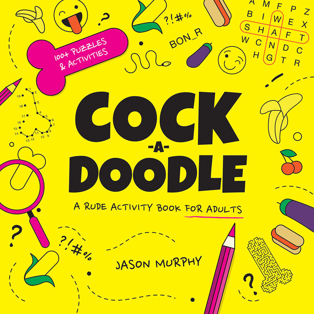 Cock-a-Doodle Activity Book for Adults – Yellow