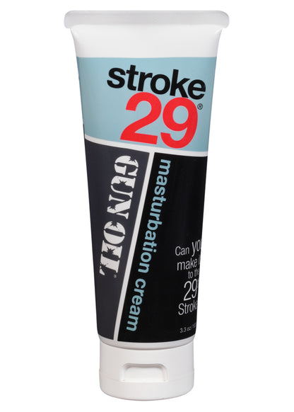 Gun Oil Pink Lubricant Stroke 29 3.3oz Tube - Unscented, Moisturizing Formula