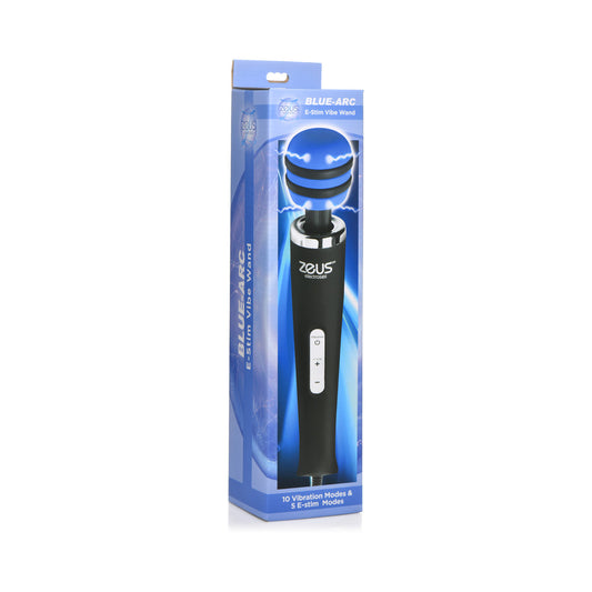 Zeus Electrosex Blue-Arc E-Stim Vibrating Wand Massager
