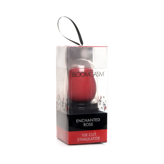 Bloomgasm Enchanted Rose Clit Stimulator with 3 Levels and 7 Patterns – Red