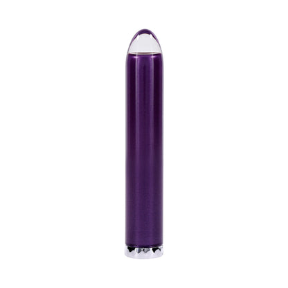Playboy Amethyst Rechargeable Vibrating Glass Vibe – Purple