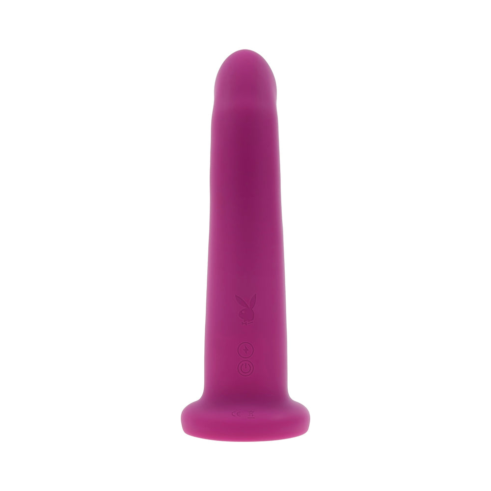 Playboy Fluffle Rechargeable Vibrating Dual Stimulator – Purple
