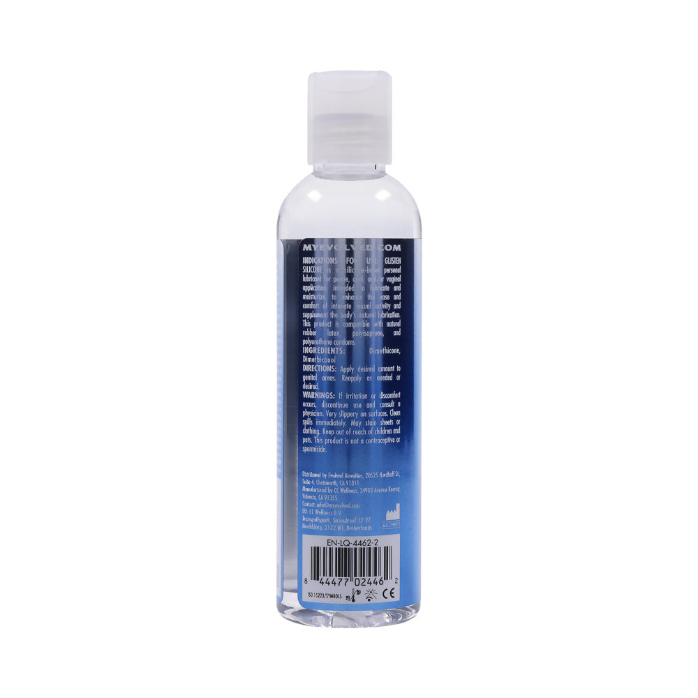 Evolved Glisten Silicone Lubricant – Silicone-Based Personal Lubricant – Clear – 4 oz