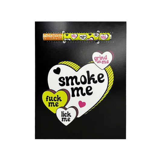KushKards Smoke Me One Hitter Greeting Card – Black