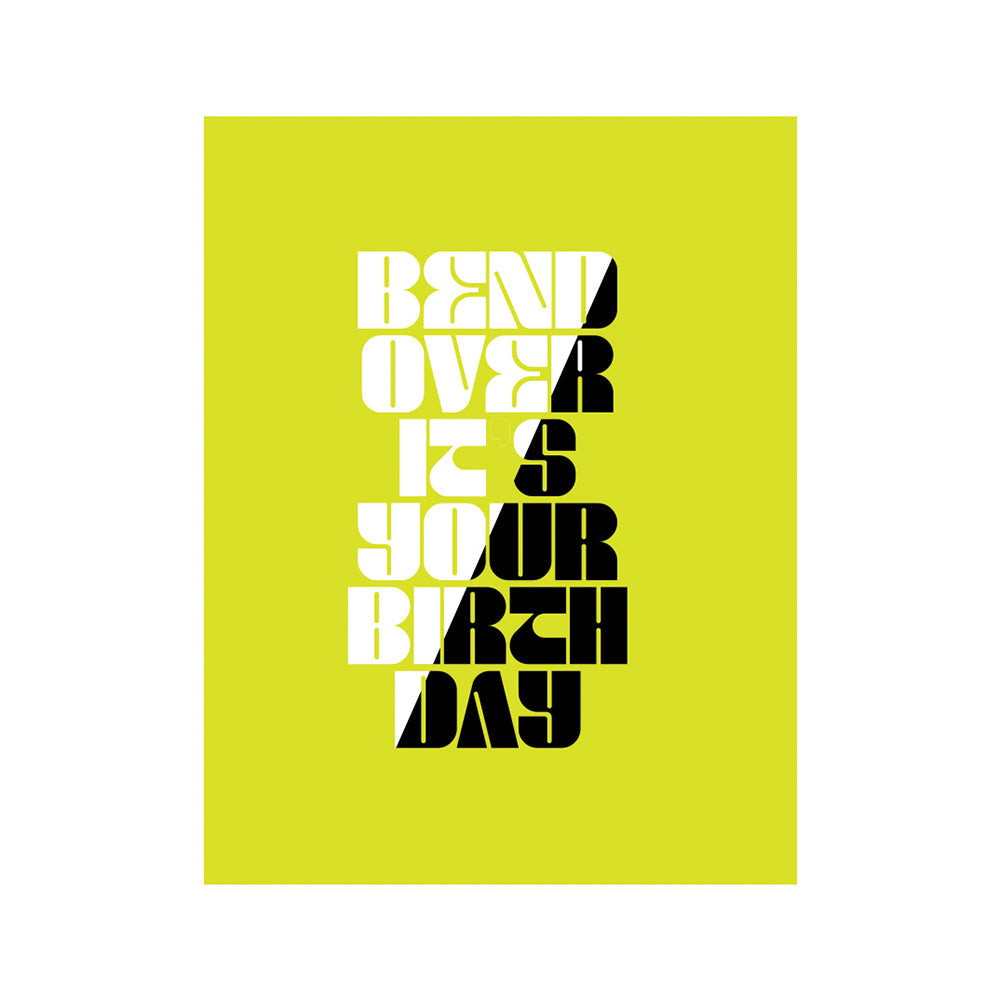KushKards Bend Over Naughty Kard – Green Greeting Card