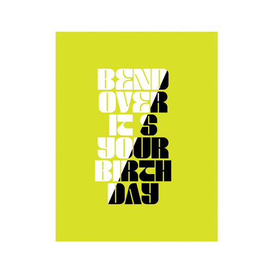 KushKards Bend Over Naughty Kard – Green Greeting Card