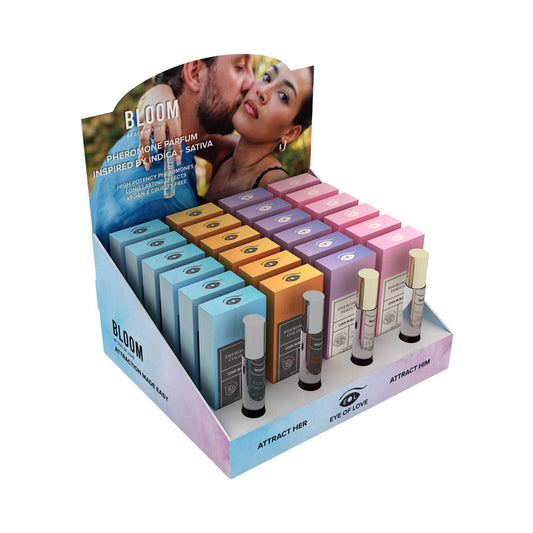 Eye of Love Bloom Pheromone Perfume Display – Assorted Fragrances