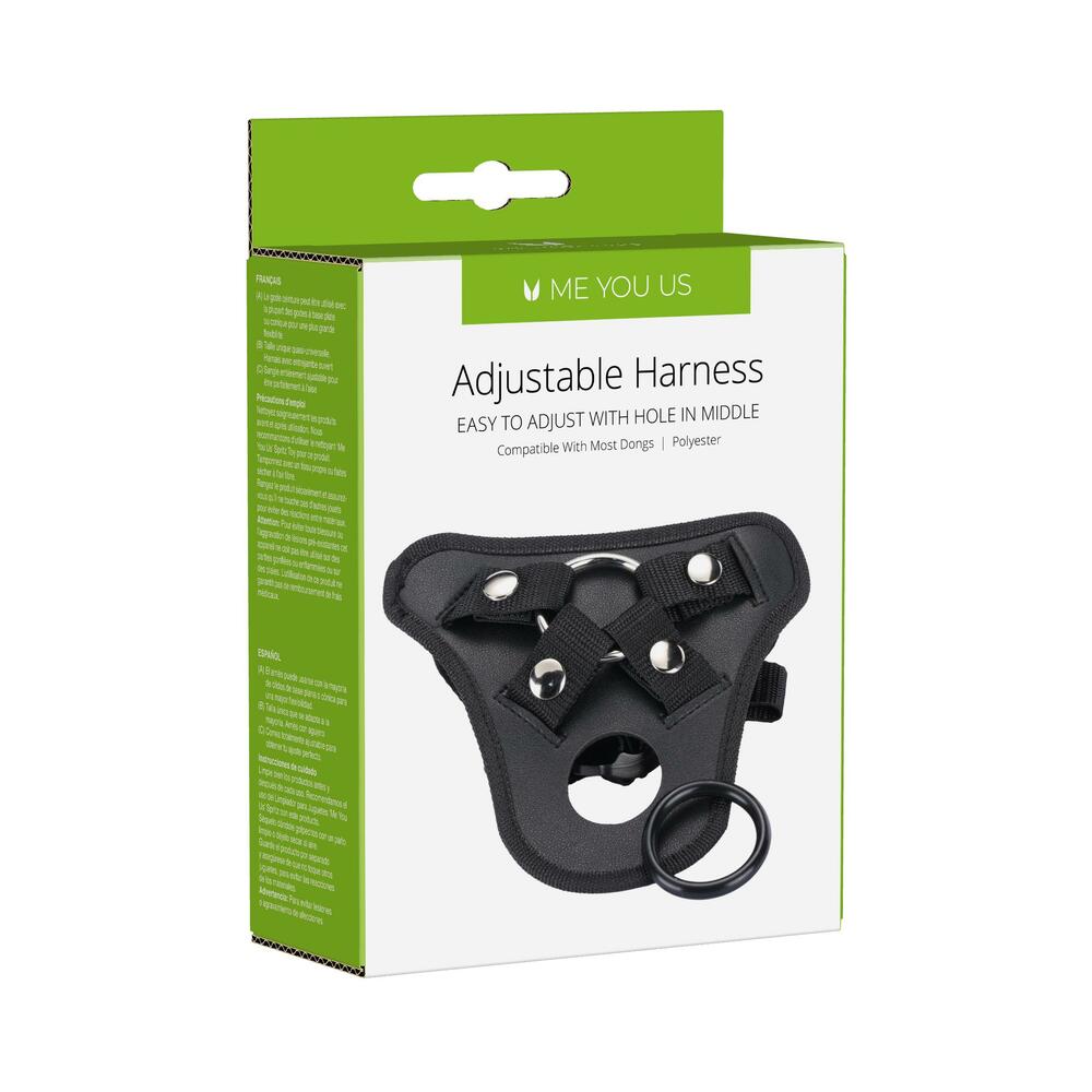 Me You Us Adjustable Harness for Men and Women – Black