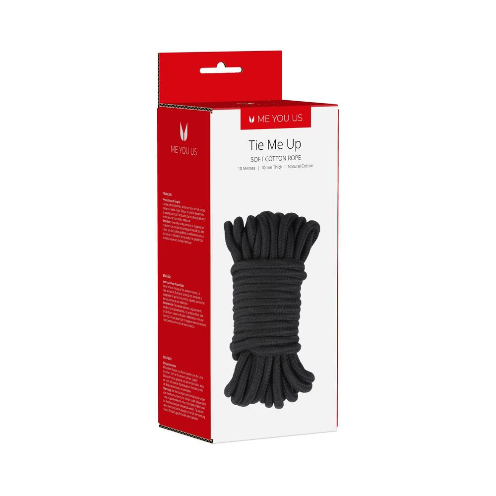 Me You Us Tie Me Up Rope 10m Bondage Rope - Black