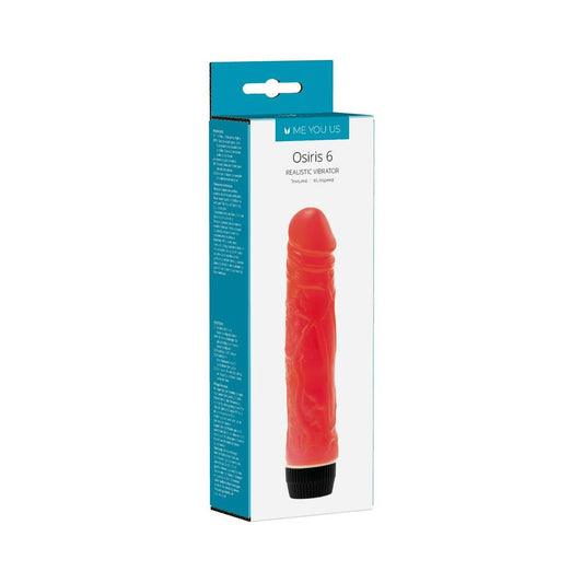 Me You Us Osiris 6 Realistic Vibrator – Hot Pink
