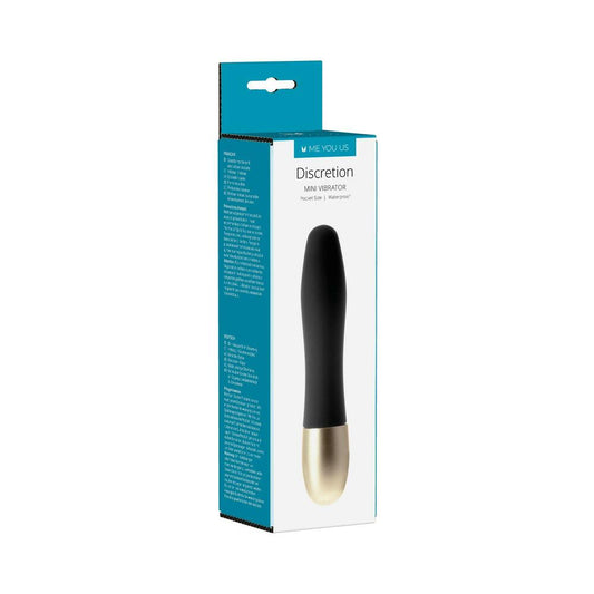 Me You Us Discretion Bullet Vibrator – Black – Waterproof