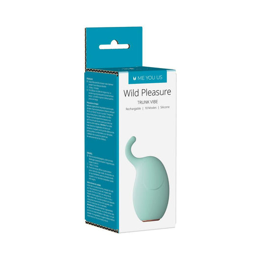 Me You Us Wild Pleasure Trunk Vibrator – Teal