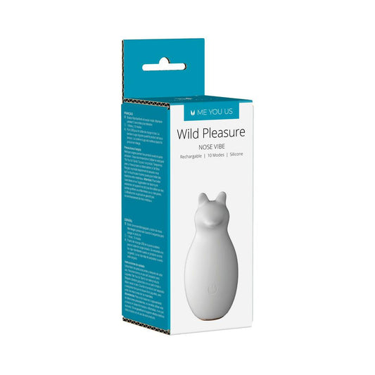 Me You Us Wild Pleasure Vibrator – White – 10 Vibration Modes
