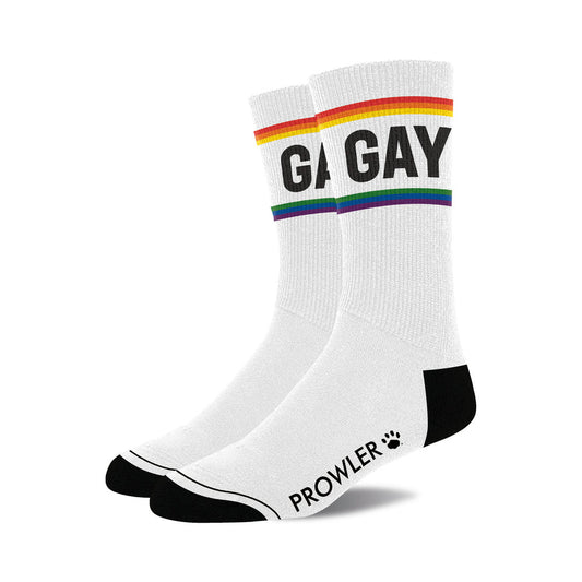 Prowler Gay Socks – Multi-Color with Rainbow Stripes