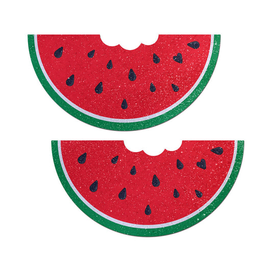 Pastease Watermelon Slice with a Bite Full Breast Covers Support Tape – Red